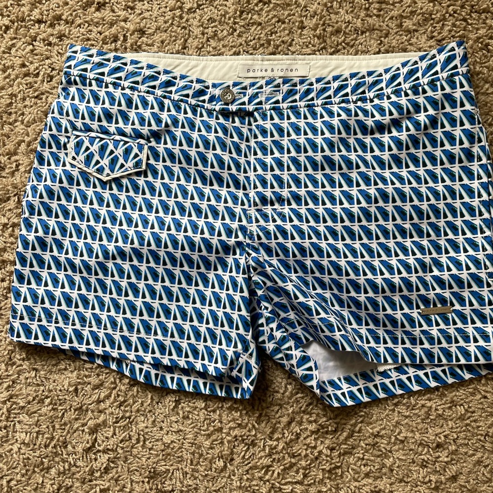 Parke & Ronen Men’s Swim Trunks in SZ 30 3’ inseam NWOT